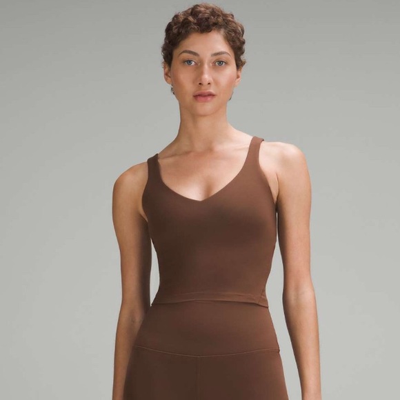 Lululemon Align Tank Top *Light Support, A/B Cup in Java Size 2 - Picture 2 of 9